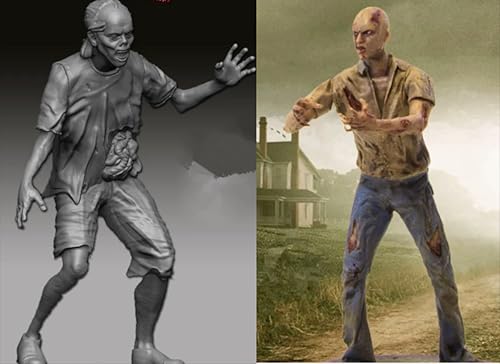 liangcaihua 1/35 Sci-Fi Zombie Soldier Resin Model Kit Unbemalt und unmontiert Soldier Resin Model Kit (2-Personen) //k9F5O14 von liangcaihua