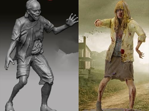 liangcaihua 1/35 Sci-Fi Zombie Soldier Resin Model Kit Unbemalt und unmontiert Soldier Resin Model Kit (2-Personen) //k9F5O17 von liangcaihua