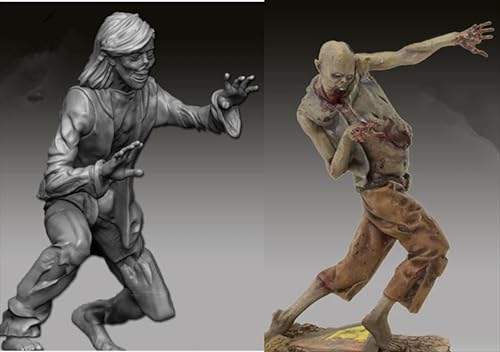 liangcaihua 1/35 Sci-Fi Zombie Soldier Resin Model Kit Unbemalt und unmontiert Soldier Resin Model Kit (2-Personen) //k9F5O2 von liangcaihua