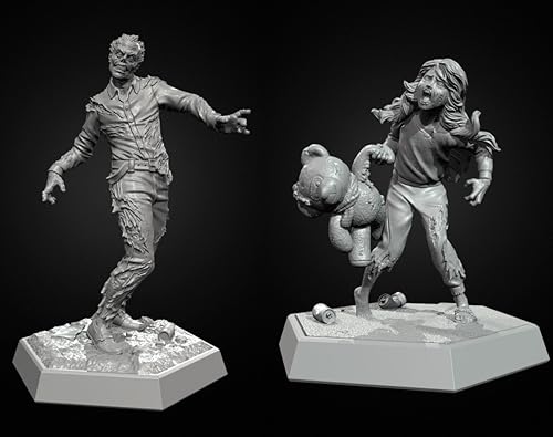 liangcaihua 1/35 Sci-Fi Zombie Soldier Resin Model Kit Unbemalt und unmontiert Soldier Resin Model Kit (2 Personen) //p9I7e1 von liangcaihua