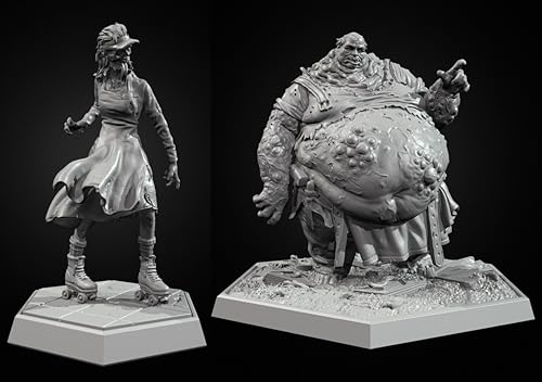 liangcaihua 1/35 Sci-Fi Zombie Soldier Resin Model Kit Unbemalt und unmontiert Soldier Resin Model Kit (2 Personen) //p9I7e13 von liangcaihua
