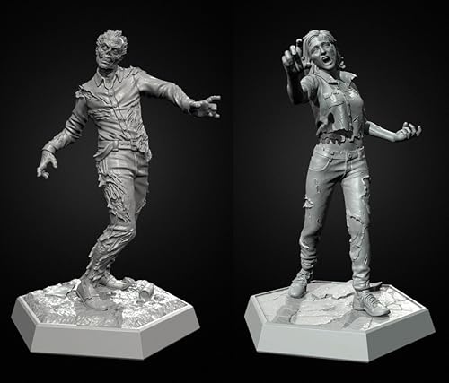 liangcaihua 1/35 Sci-Fi Zombie Soldier Resin Model Kit Unbemalt und unmontiert Soldier Resin Model Kit (2 Personen) //p9I7e2 von liangcaihua