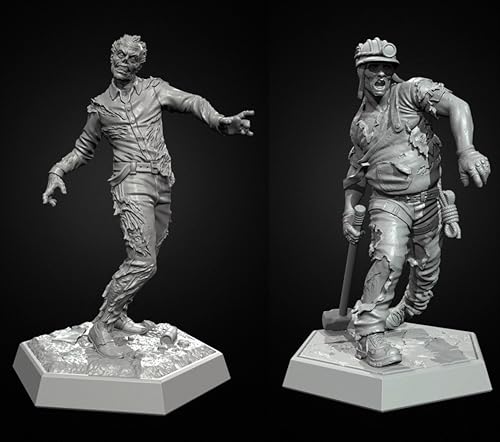 liangcaihua 1/35 Sci-Fi Zombie Soldier Resin Model Kit Unbemalt und unmontiert Soldier Resin Model Kit (2 Personen) //p9I7e4 von liangcaihua