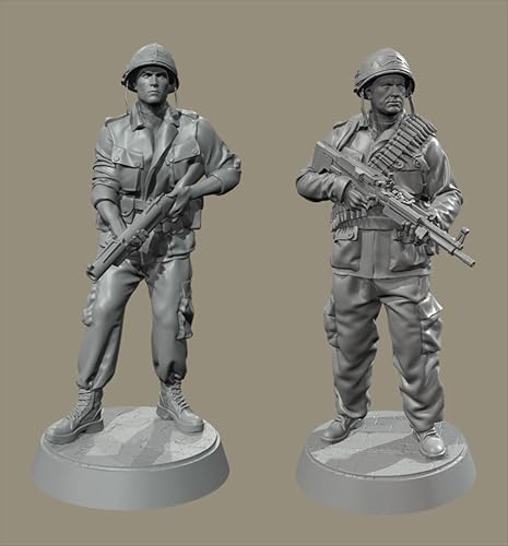 liangcaihua 1/35 WWII US Soldier Resin Model Kit Unbemalt und unmontiert Soldier Resin Model Kit (2-Personen) //k9F7O9 von liangcaihua