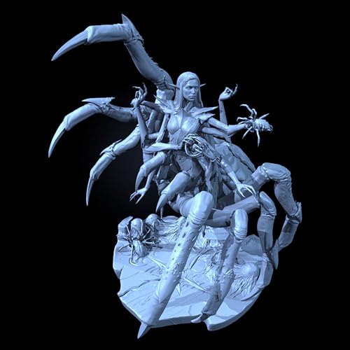 liangcaihua 105mm Ancient Hell Female Samurai Resin Model Kit Unbemalt und unmontiert Soldier Resin Model Kit //F4S2L1 von liangcaihua