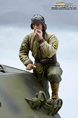 licmas 1/16 Figur U.S. Panzerbesatzung WW2 Kommandant mit Funk von licmas