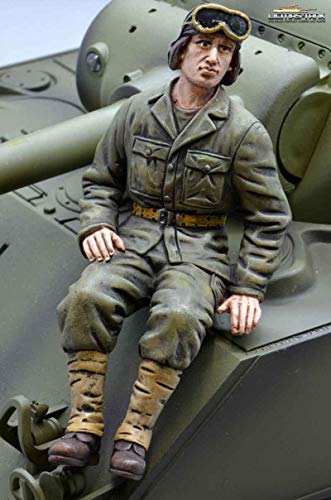 licmas 1/16 Figur U.S. Panzerbesatzung WW2 Panzer Soldat sitzend von licmas