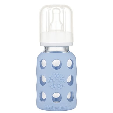 lifefactory Babyflasche aus Glas in blanket 120ml von Lifefactory