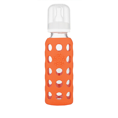 lifefactory Babyflasche aus Glas in papaya 250 ml von Lifefactory
