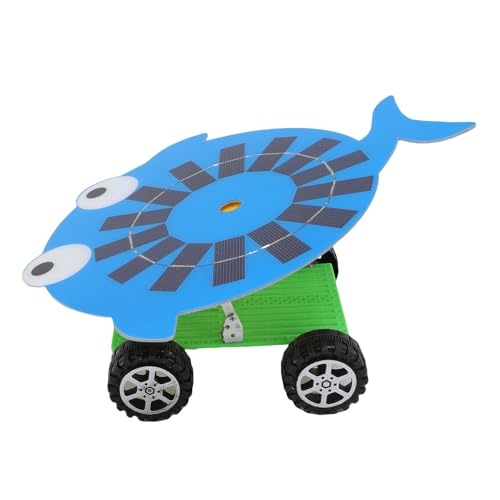 5W Monokristalline Silizium -Solarpanel, Niedliches Cartoon Fish Solar Car mit Sonnenenergie, für Kinderwissenschaftsexperiment Kann Zur Bildung Verwendet Werden von lihsong