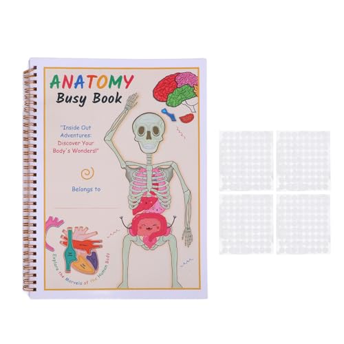 Lihsong Human Body Anatomy Book für Kleinkinder Interaktive Vorschule Lernen Menschlicher Körper Anatomie Buch von lihsong
