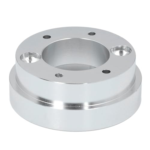 lihsong Gaming Lenkrad Adapter Platte, Rennrad Adapter Nabe Platte, Universal Genaue Stabile 70mm Lenkrad Adapter Platte für G29 G920 G923 (Silber) von lihsong