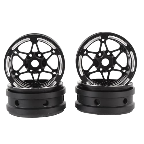 lihsong Hub, CNC Bearbeitete Leichtradfelgen, Aluminiumlegierung Beadlock RC Crawler Hub mit Elektrophorese -Oxidationsprozess für SCX10 D90 Capra 1/10 RC Crawler von lihsong