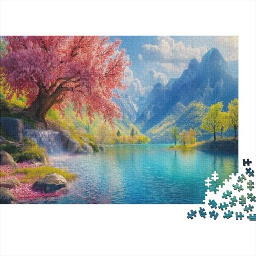 Baum des Lebens Puzzle Erwachsene 1000 Teile Puzzle Himmel Holzpuzzle Erwachsener Hochwertig Für Die Ganze Familie Unmögliches DIY Kreative Moderne Wohnkultur 1000pcs (75x50cm) von lihuogongsio