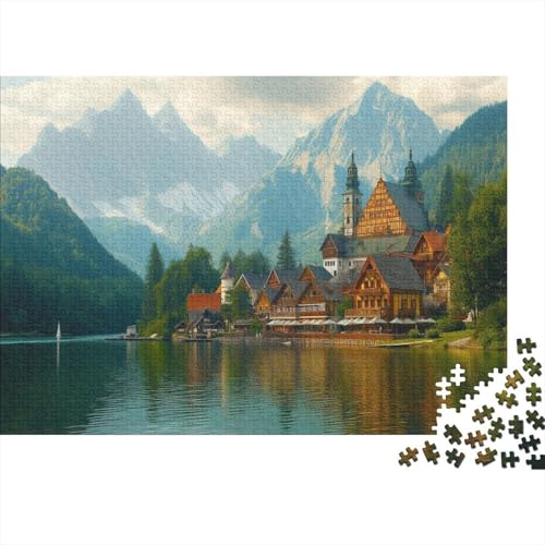 Bergs 1000 Stück Puzzles polnische Stadt Puzzle Erwachsene Schwer Für Erwachsene Lernspiel Spielzeug Geschenk Schöne Geschenkverpackung Premium Quality Mehrfarbig 1000pcs (75x50cm) von lihuogongsio