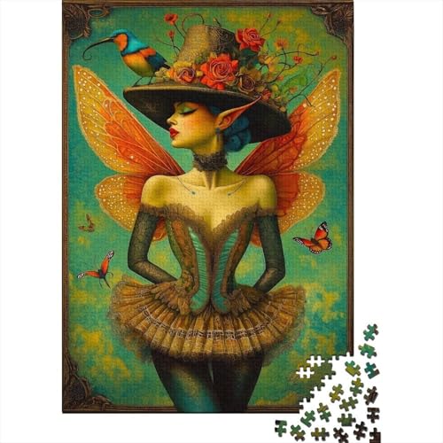Elf Puzzle Erwachsene 1000 Teile Gremlin Puzzle Geschicklichkeitsspiel Für Die Ganze Familie DIY Kreative Unterhaltung Schöne Geschenkidee Premium Quality 1000pcs (75x50cm) von lihuogongsio