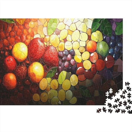 Fresh Obst 1000 Stück Puzzles Mosaik Puzzle Lernspiel Spielzeug Geschenk Geschicklichkeitsspiel Für Die Ganze Familie Schöne Geschenkidee DIY Kreative 1000pcs (75x50cm) von lihuogongsio