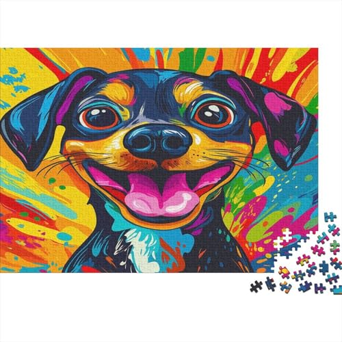 Jack Russell Terrier Hund Puzzle Erwachsene 1000 Teile leuchtende hispanische Farben Puzzle Holzpuzzle Geschicklichkeitsspiel Für Die Ganze Familie Schöne Geschenkidee DIY Kreative 1000pcs (75x50 Jack Russell Terrier Hund Puzzle Erwachsene 1000 Teile leuchtende hispanische Farben Puzzle Holzpuzzle Geschicklichkeitsspiel Für Die Ganze Familie Schöne Geschenkidee DIY Kreative 1000pcs (75x50 von lihuogongsio
