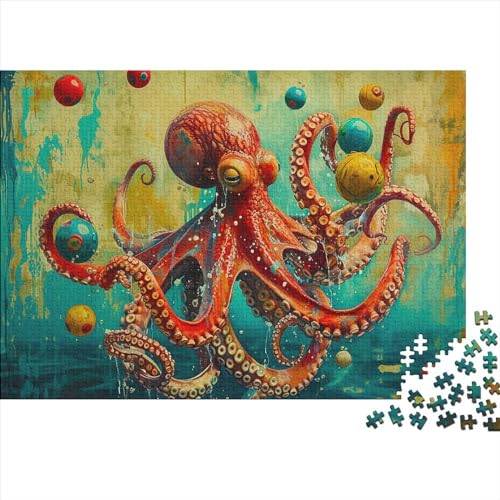 Krake Puzzle Für Erwachsene 1000 Puzzle Architeuthis Dux Erwachsene Anspruchsvoll Puzzle Puzzlegröße Puzzle Unmögliches Puzzle Spielzeug Geschenk Premium Quality 1000pcs (75x50cm) von lihuogongsio