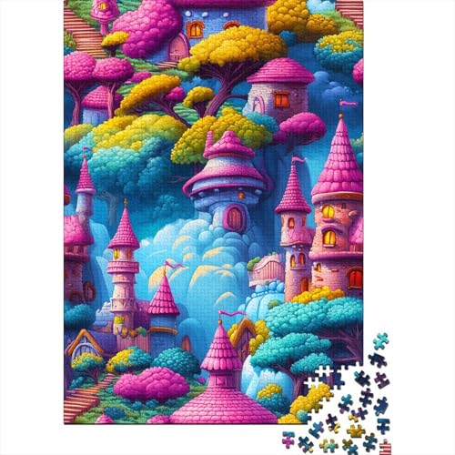 Märchen Fairyland Puzzle Erwachsene 1000 Teile Insel Spielepuzzles Für Die Ganze Familie Brain Challenge Raumdekoration Lernspiel Spielzeug Moderne Wohnkultur 1000pcs (75x50cm) von lihuogongsio