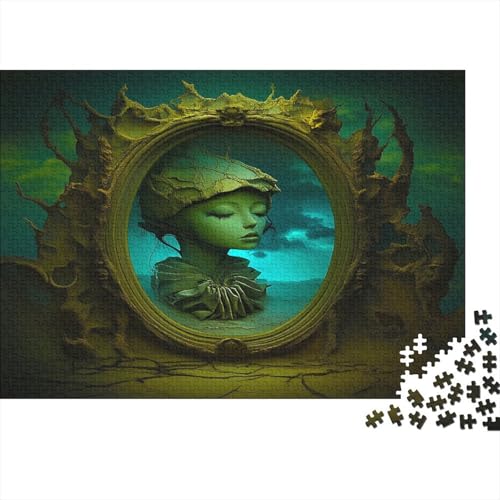 Magic Spiegel 1000 Stück Puzzles Elfenpuppe Puzzle Lernspiel Spielzeug Geschenk Geschicklichkeitsspiel Für Die Ganze Familie Schöne Geschenkidee DIY Kreative 1000pcs (75x50cm) von lihuogongsio