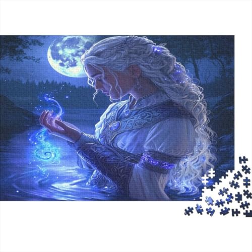 Nachtfalterer Drache Puzzle Erwachsene 1000 Teile Holzpuzzle Erwachsene Lernspiel Puzzle Prinzessin Spielzeug Geschenk Stress Abbauen Einzigartiges Geschenk 1000pcs (75x50cm) von lihuogongsio