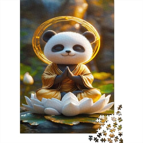 Panda Puzzle 1000 Teile chinesischer Panda Puzzle Erwachsene Spielepuzzles HochwerTiger Holzpuzzle Erwachsene Geschicklichkeitsspiel Lernspiel Spielzeug Geschenk Schöne 1000pcs (75x50cm) von lihuogongsio