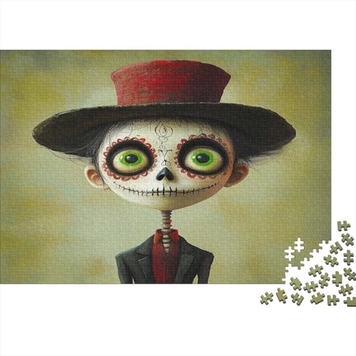Puppe Puzzle 1000 Teile Für Erwachsene Geschicklichkeitsspiel Für Die Ganze Familie Gotik Puppe Puzzle Premium Quality Schöne Geschenkidee Moderne 1000pcs (75x50cm) von lihuogongsio