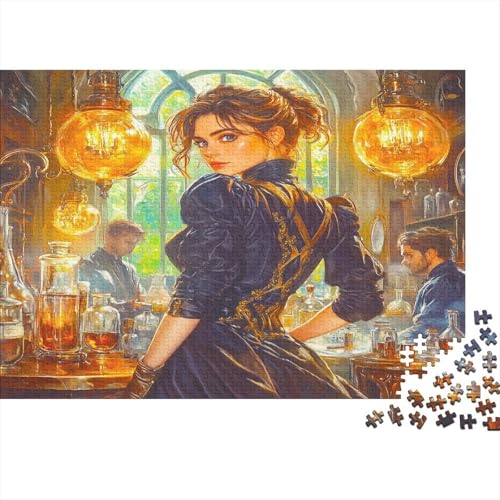 Raffinerielabor Puzzle Erwachsene 1000 Teile Holzpuzzle Erwachsene Lernspiel Puzzle viktorianisch Spielzeug Geschenk Stress Abbauen Einzigartiges Geschenk 1000pcs (75x50cm) von lihuogongsio
