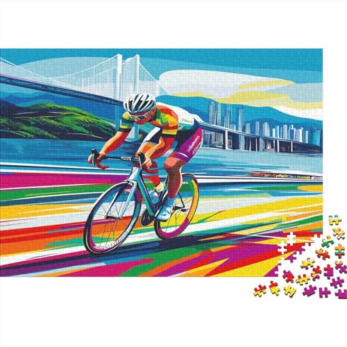 Road Radrennen Puzzle 1000 Teile Tsing-Ma-Brücke Puzzle Erwachsene Spielepuzzles HochwerTiger Holzpuzzle Erwachsene Geschicklichkeitsspiel Lernspiel Spielzeug Geschenk Schöne 1000pcs (75x50cm) von lihuogongsio