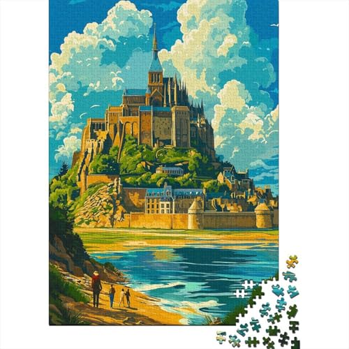 Stadtscape of Mont-Saint-Michel Puzzle Erwachsene 1000 Teile Frankreich Puzzle Holzpuzzle Geschicklichkeitsspiel Für Die Ganze Familie Schöne Geschenkidee DIY Kreative Unterhaltung 1000pcs (75x50cm) Stadtscape of Mont-Saint-Michel Puzzle Erwachsene 1000 Teile Frankreich Puzzle Holzpuzzle Geschicklichkeitsspiel Für Die Ganze Familie Schöne Geschenkidee DIY Kreative Unterhaltung 1000pcs (75x50cm) von lihuogongsio
