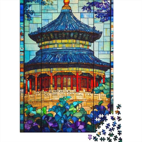 Temple of Himmel in Beijing Puzzle 1000 Teile Buntglas Puzzle Erwachsene Spielepuzzles HochwerTiger Holzpuzzle Erwachsene Geschicklichkeitsspiel Lernspiel Spielzeug Geschenk Schöne 1000pcs (75x50 Temple of Himmel in Beijing Puzzle 1000 Teile Buntglas Puzzle Erwachsene Spielepuzzles HochwerTiger Holzpuzzle Erwachsene Geschicklichkeitsspiel Lernspiel Spielzeug Geschenk Schöne 1000pcs (75x50 von lihuogongsio