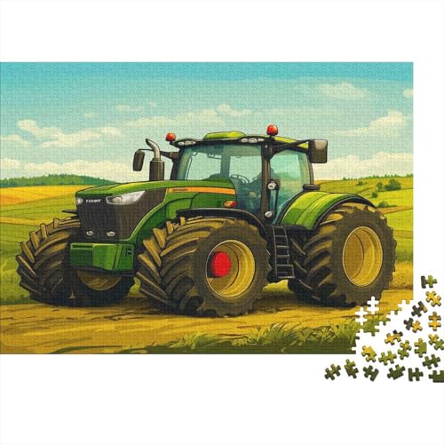 Traktor Puzzle Erwachsene 1000 Teile Puzzle Agricultural Traktor Holzpuzzle Erwachsener Hochwertig Für Die Ganze Familie Unmögliches DIY Kreative Moderne Wohnkultur 1000pcs (75x50cm) von lihuogongsio