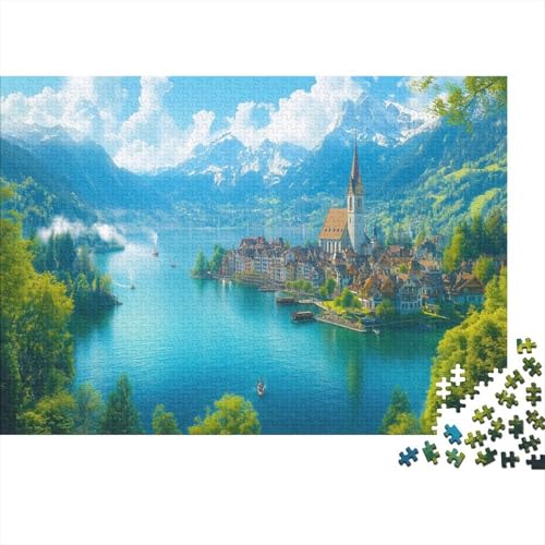 kleine Schweizer Stadt Puzzle Erwachsene 1000 Teile Luzern in der Schweiz Puzzle Holzpuzzle Geschicklichkeitsspiel Für Die Ganze Familie Schöne Geschenkidee DIY Kreative Unterhaltung 1000pcs (75x50cm) kleine Schweizer Stadt Puzzle Erwachsene 1000 Teile Luzern in der Schweiz Puzzle Holzpuzzle Geschicklichkeitsspiel Für Die Ganze Familie Schöne Geschenkidee DIY Kreative Unterhaltung 1000pcs (75x50cm) von lihuogongsio