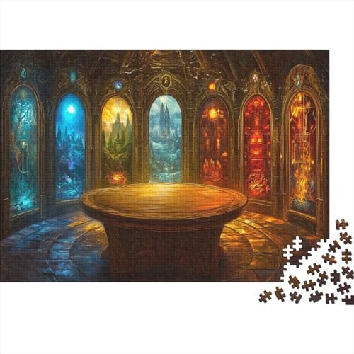 magisches Sternentor 1000 Stück Puzzles magische Tür Puzzle Lernspiel Spielzeug Geschenk Geschicklichkeitsspiel Für Die Ganze Familie Schöne Geschenkidee DIY Kreative 1000pcs (75x50cm) von lihuogongsio