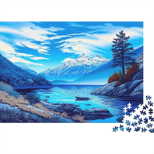 natürliche Landschaft Puzzle 1000 Teile Für Erwachsene Puzzle Schluchtenszene Geschicklichkeitsspiel Für Die Ganze Familie Erwachsene Premium Quality Entspannend 1000pcs (75x50cm) von lihuogongsio