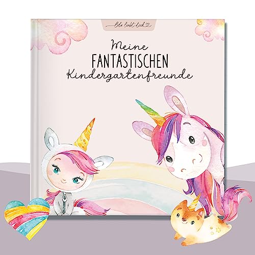 lila liebt dich / Einhorn Freundebuch Kindergarten Mädchen - Unvergessliche Kindergartenmomente festhalten von lila liebt dich