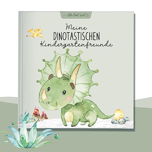 lila liebt dich / Freundebuch Dinosaurier, Freundebuch Kindergarten Junge - Unvergessliche Kindergartenmomente festhalten von lila liebt dich