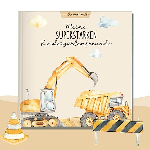 lila liebt dich / Kindergarten Freundebuch Bagger, Freundebuch Kindergarten Junge - Unvergessliche Kindergartenmomente festhalten lila liebt dich / Kindergarten Freundebuch Bagger, Freundebuch Kindergarten Junge - Unvergessliche Kindergartenmomente festhalten von lila liebt dich