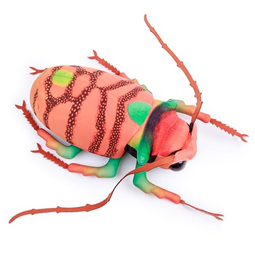 Lilizzhoumax Alpenbock plüschtier 9.4Zoll Simuliertes Tier Käfer Beetle Insekt Kawaii Niedlich Realistische Kuscheltier Spielzeug für Tiere Geburtstag Geschenk für Kinder Heimdekoration sammeln - grün von lilizzhoumax