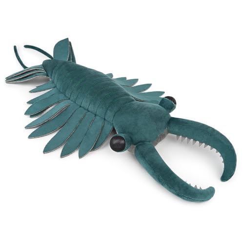 lilizzhoumax Anomalocaris plüschtier 53cm/20.8Zoll Simuliertes Tier Kawaii Realistische Kuscheltier Tiefseetiere Spielzeug für Wilde Tiere Geschenk Geburtstagsfeier für Kinder Stofftier - Grün von lilizzhoumax