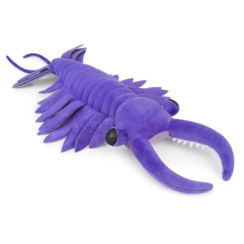 lilizzhoumax Anomalocaris plüschtier 53cm/20.8Zoll Simuliertes Tier Kawaii Realistische Kuscheltier Tiefseetiere Spielzeug für Wilde Tiere Geschenk Geburtstagsfeier für Kinder Stofftier - Lila von lilizzhoumax