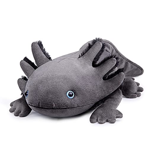 lilizzhoumax Axolotl plüschtier 84cm/33”, simuliertes Tier Axolotl plüschtier, Kawaii Axolotl plüschtier, realistische Axolotl plüschtier Spielzeug für Wilde Tiere, Geschenk für Freunde und Kinder von lilizzhoumax