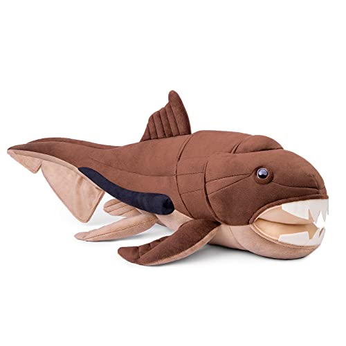 lilizzhoumax Dunkleosteus plüschtier 60cm/23”, Simuliertes Tier Dunkleosteus Plüschtier, Kawaii Dunkleosteus Fisch Realistische Dunkleosteus Plüsch Spielzeug für Wilde Tiere, Geschenk für Kinder lilizzhoumax Dunkleosteus plüschtier 60cm/23”, Simuliertes Tier Dunkleosteus Plüschtier, Kawaii Dunkleosteus Fisch Realistische Dunkleosteus Plüsch Spielzeug für Wilde Tiere, Geschenk für Kinder von lilizzhoumax