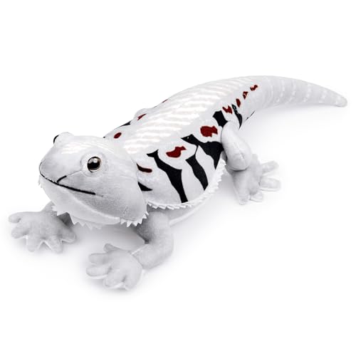lilizzhoumax Eidechse Kuscheltier Echse Plüschtier 46cm/18zoll Simuliertes Tier Eidechse Kawaii Eidechse plüsch, Realistische Eidechse Plüschspie Spielzeug für Wilde Tiere, Geschenk für Kinder von lilizzhoumax