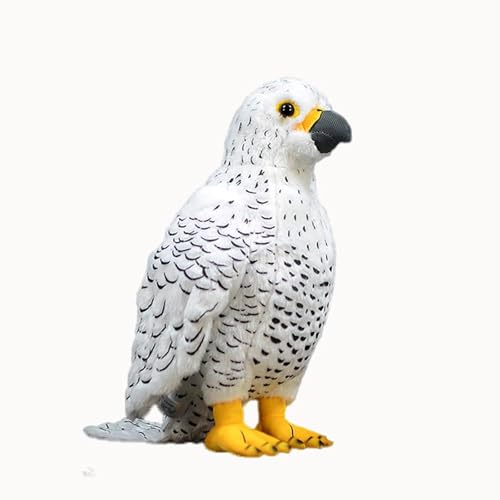 lilizzhoumax Gerfalke plüschtier 25cm/9.8” Simuliertes Tier Kawaii Gerfalke Plüsch, Realistische Vogel-Plüsch Spielzeug für Wilde Tiere, Geschenk für Freunde und Kinder pelziges Stofftier Weiß lilizzhoumax Gerfalke plüschtier 25cm/9.8” Simuliertes Tier Kawaii Gerfalke Plüsch, Realistische Vogel-Plüsch Spielzeug für Wilde Tiere, Geschenk für Freunde und Kinder pelziges Stofftier Weiß von lilizzhoumax