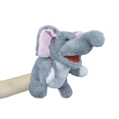 lilizzhoumax Handpuppe Elefant Kuscheltier Simuliertes Tier Elefant Handpuppe aus Plüsch Kawaii Niedliches Rollenspiel interaktives Früherziehungsspielzeug für Kinder Geschenk für Kinder Zoo Tiere lilizzhoumax Handpuppe Elefant Kuscheltier Simuliertes Tier Elefant Handpuppe aus Plüsch Kawaii Niedliches Rollenspiel interaktives Früherziehungsspielzeug für Kinder Geschenk für Kinder Zoo Tiere von lilizzhoumax