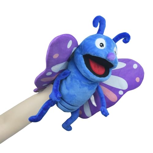 lilizzhoumax Schmetterling Handpuppe Kuscheltier Tier Kawaii Niedliches Rollenspiel interaktives Früherziehungsspielzeug für Kinder Geschenk für Kinder Jungen Mädchen perfekt für Puppentheater lilizzhoumax Schmetterling Handpuppe Kuscheltier Tier Kawaii Niedliches Rollenspiel interaktives Früherziehungsspielzeug für Kinder Geschenk für Kinder Jungen Mädchen perfekt für Puppentheater von lilizzhoumax