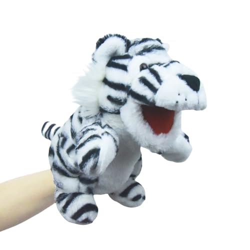 lilizzhoumax Handpuppe Tiger Kuscheltier Simuliertes Tier Tiger Handpuppe aus Plüsch Kawaii Niedliches Rollenspiel interaktives Früherziehungsspielzeug für Kinder Geschenk für Kinder Zoo Tiere lilizzhoumax Handpuppe Tiger Kuscheltier Simuliertes Tier Tiger Handpuppe aus Plüsch Kawaii Niedliches Rollenspiel interaktives Früherziehungsspielzeug für Kinder Geschenk für Kinder Zoo Tiere von lilizzhoumax