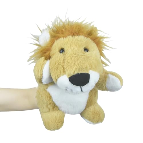 lilizzhoumax Löwe Kuscheltier, Simuliertes Tier Löwe Handpuppe aus Plüsch, Kawaii Niedliches Rollenspiel, interaktives Früherziehungsspielzeug für Kinder, Geschenk für Freunde und Kinder lilizzhoumax Löwe Kuscheltier, Simuliertes Tier Löwe Handpuppe aus Plüsch, Kawaii Niedliches Rollenspiel, interaktives Früherziehungsspielzeug für Kinder, Geschenk für Freunde und Kinder von lilizzhoumax